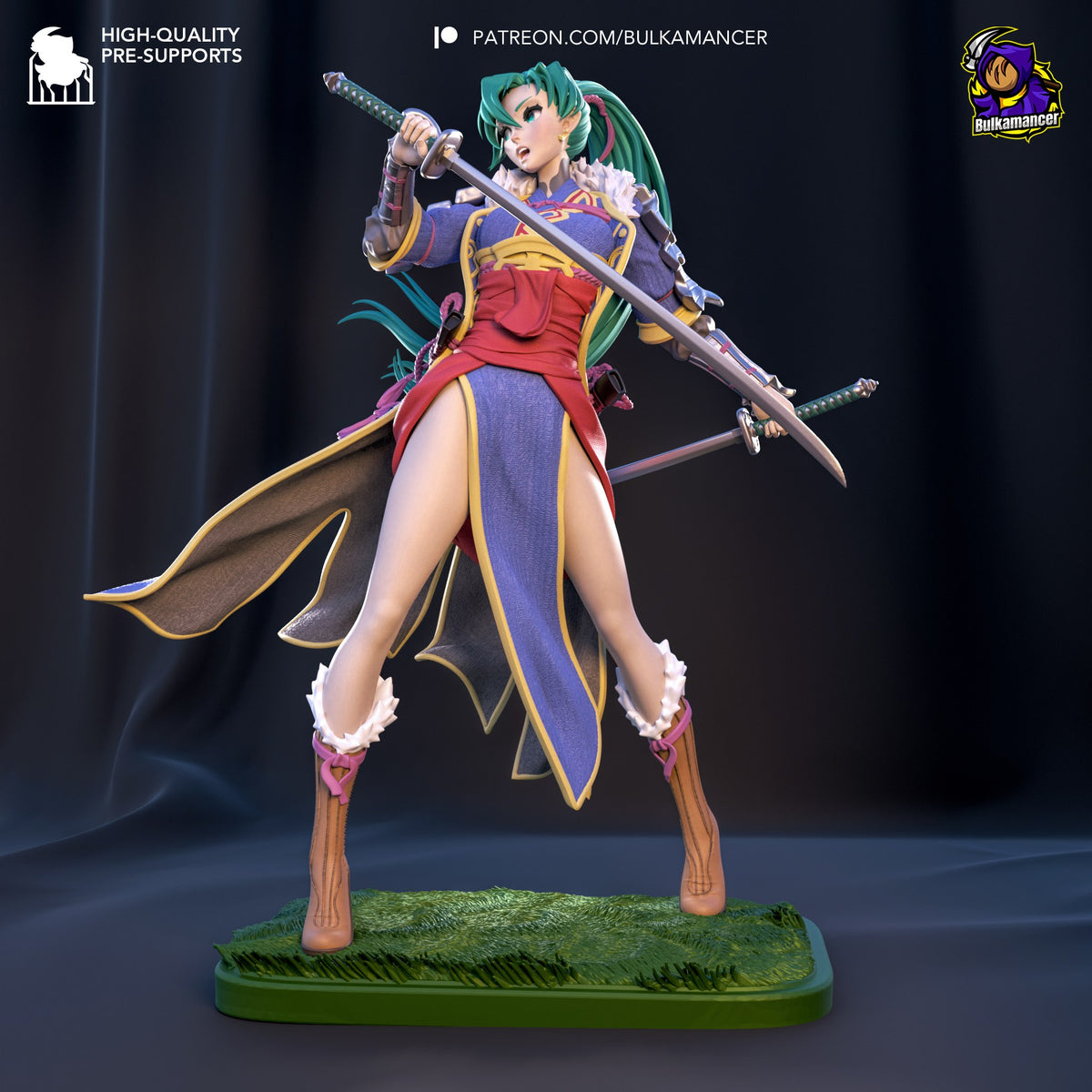Lyn resin figure