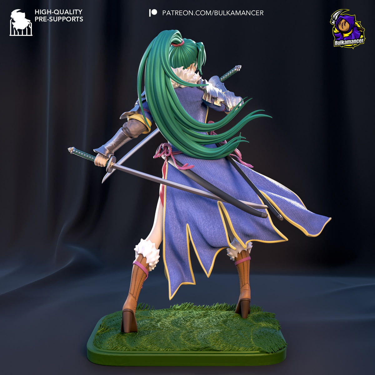 Lyn resin figure