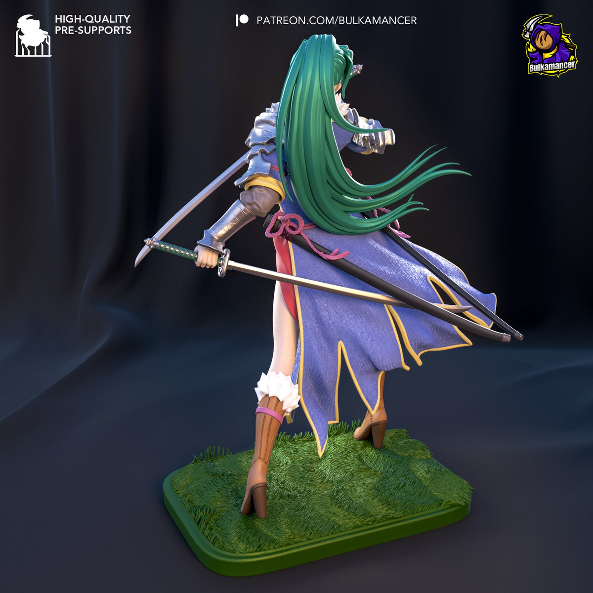 Lyn resin figure