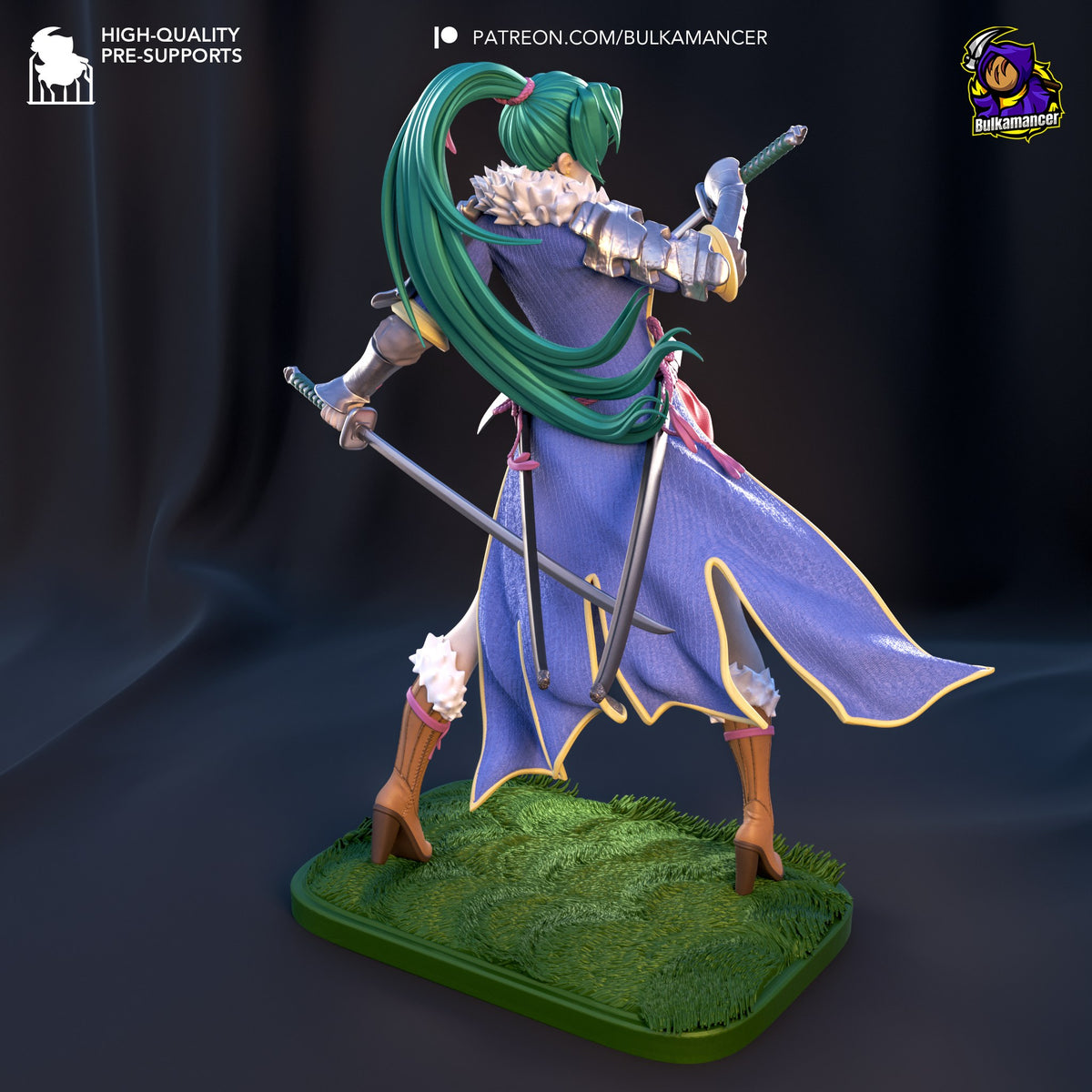 Lyn resin figure