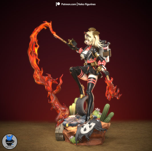 Burnice (Zenless Zone Zero) resin figure