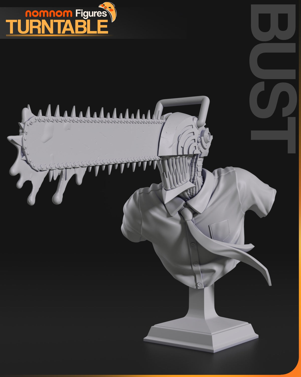 Makima and Denji resin figure
