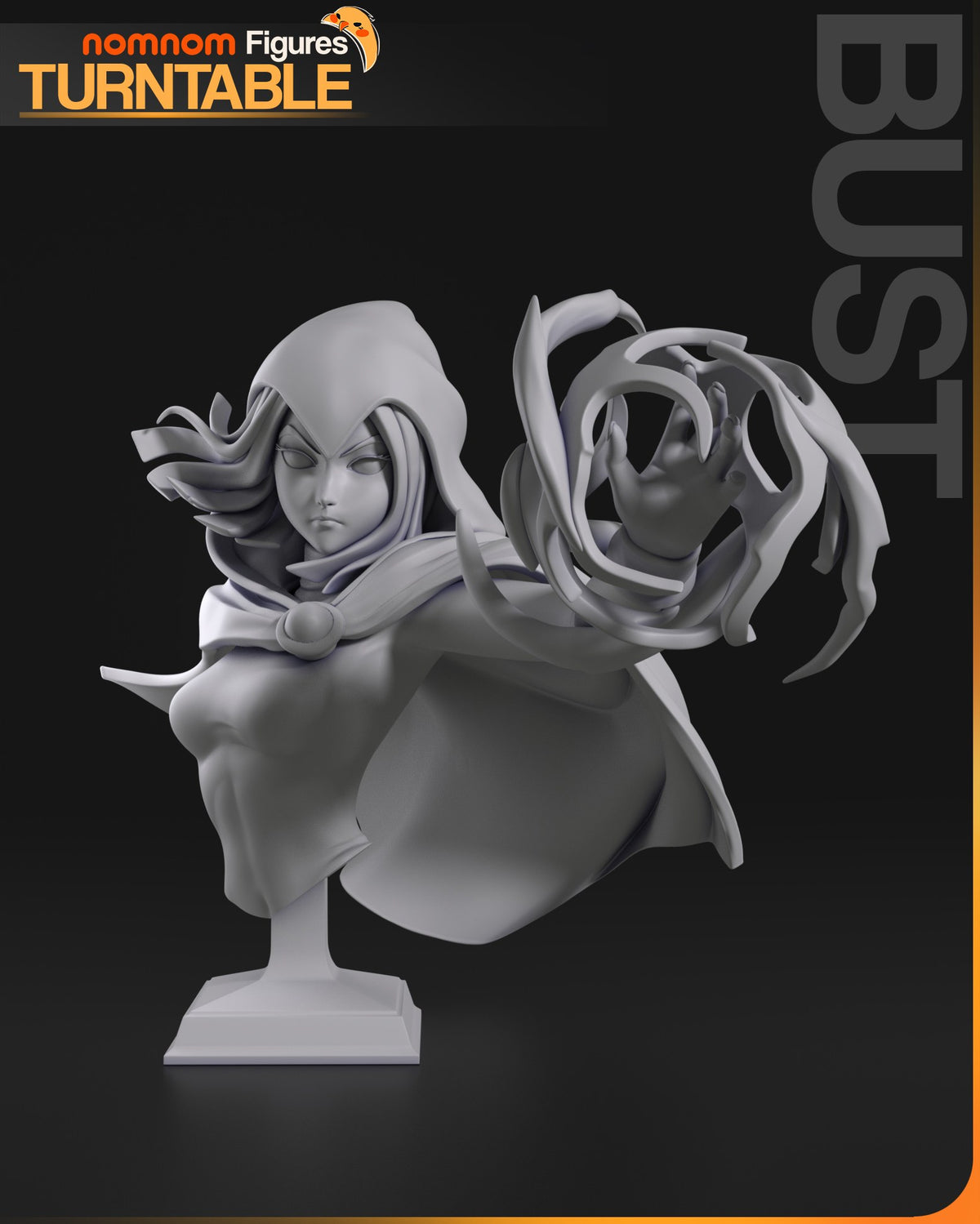 Raven resin figure