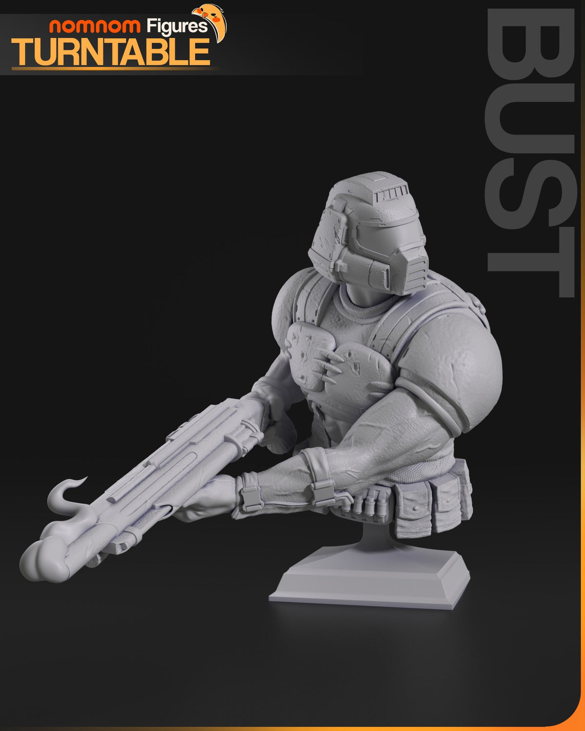 Doomguy resin figure