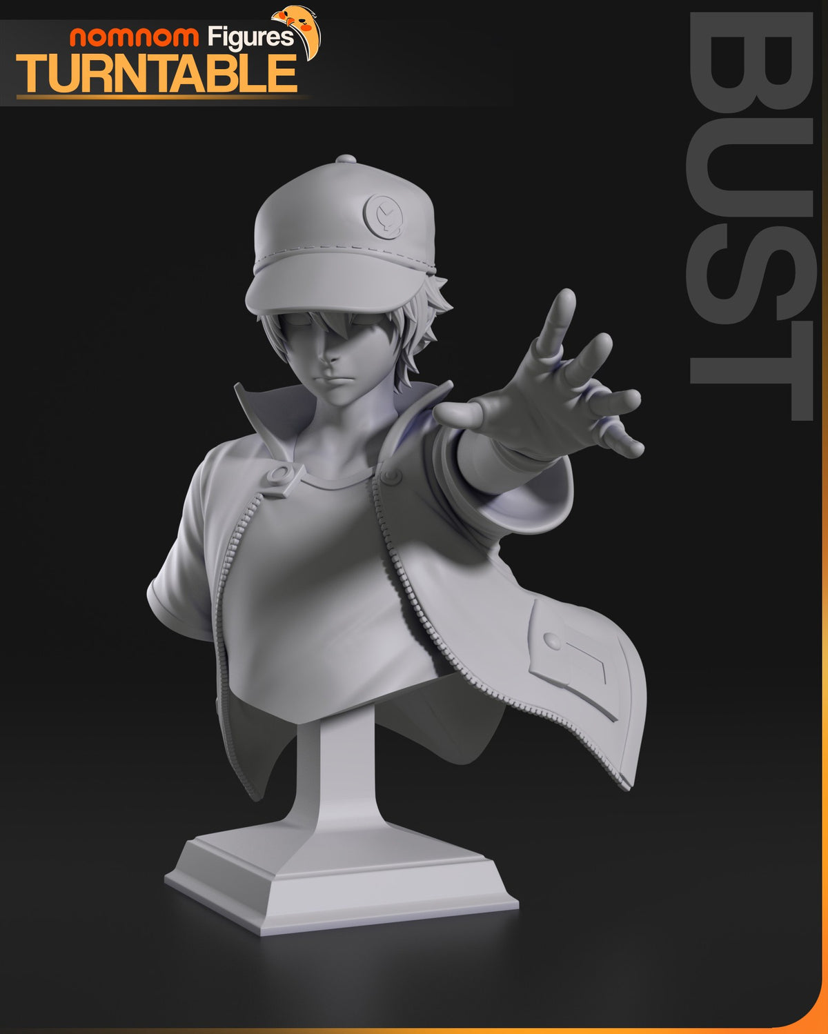 Red (Pokémon) resin figure
