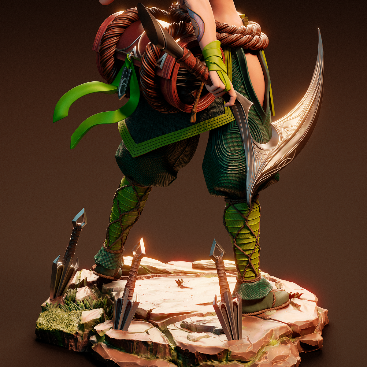 Akali resin figure
