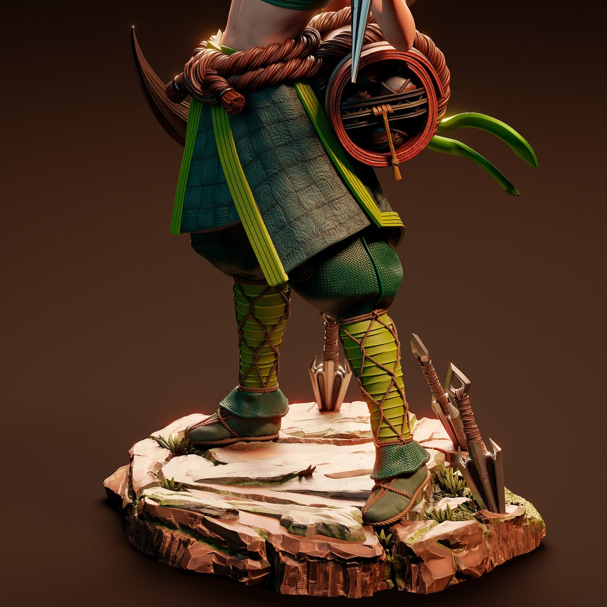 Akali resin figure
