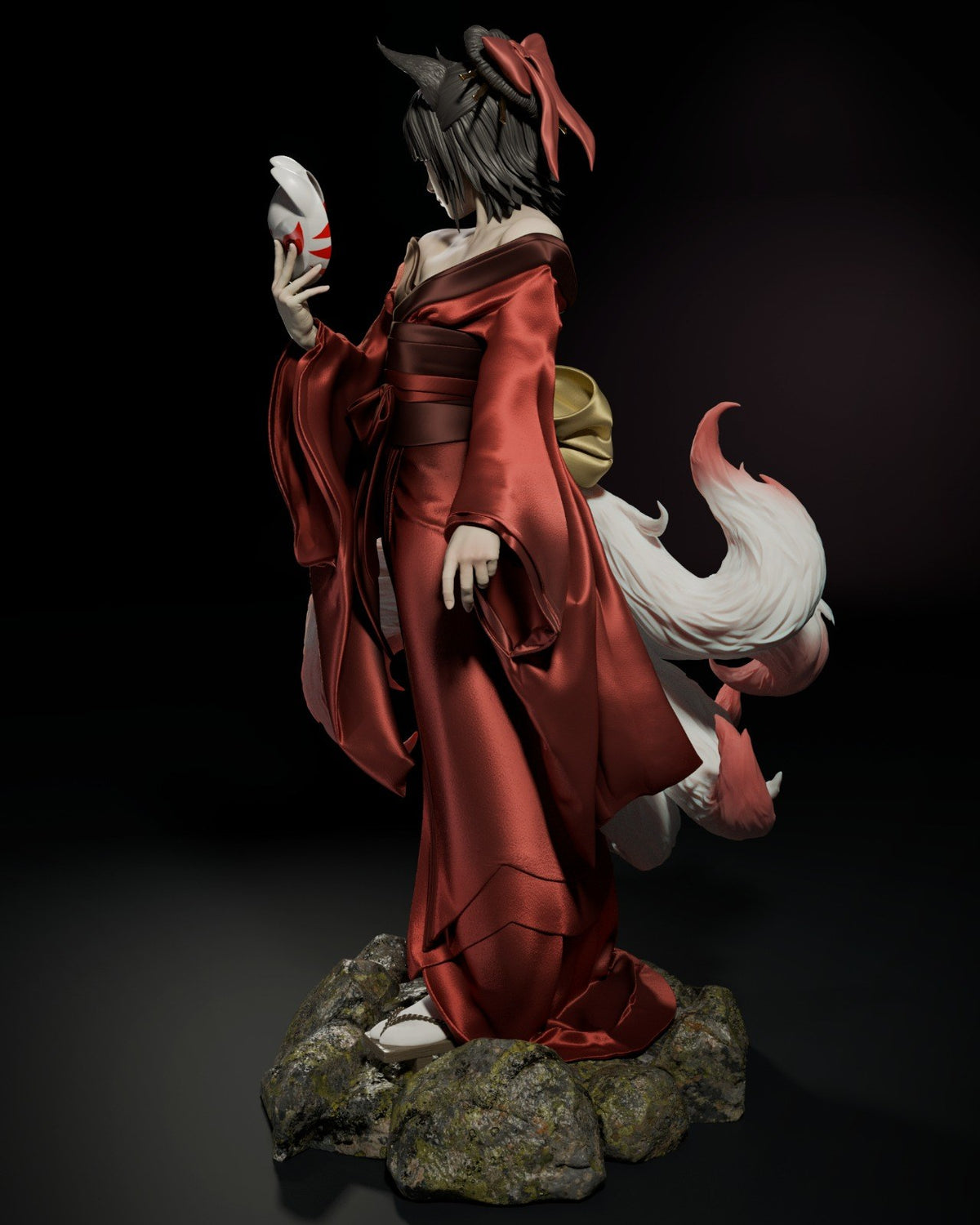 Amaterasu resin figure