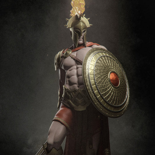 Ares resin figure