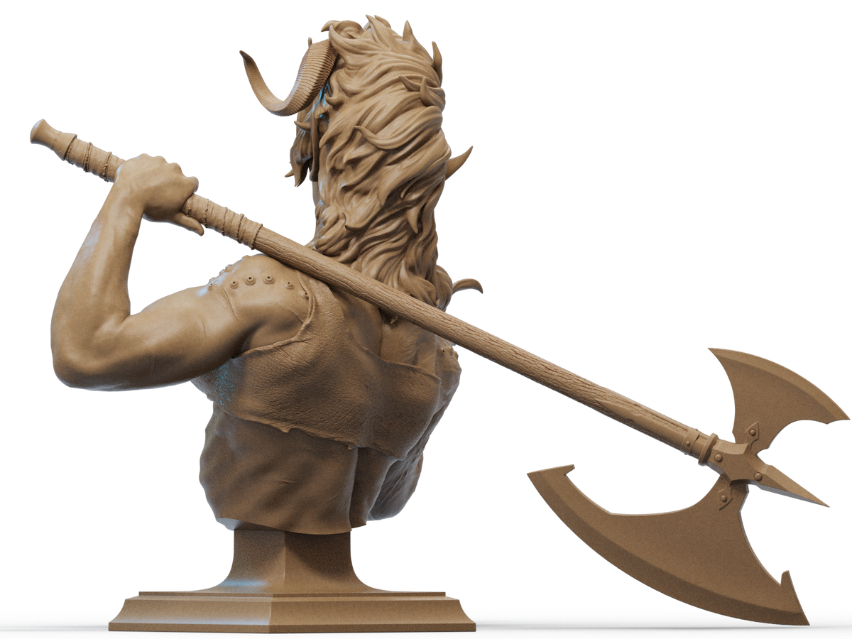 Ares resin figure