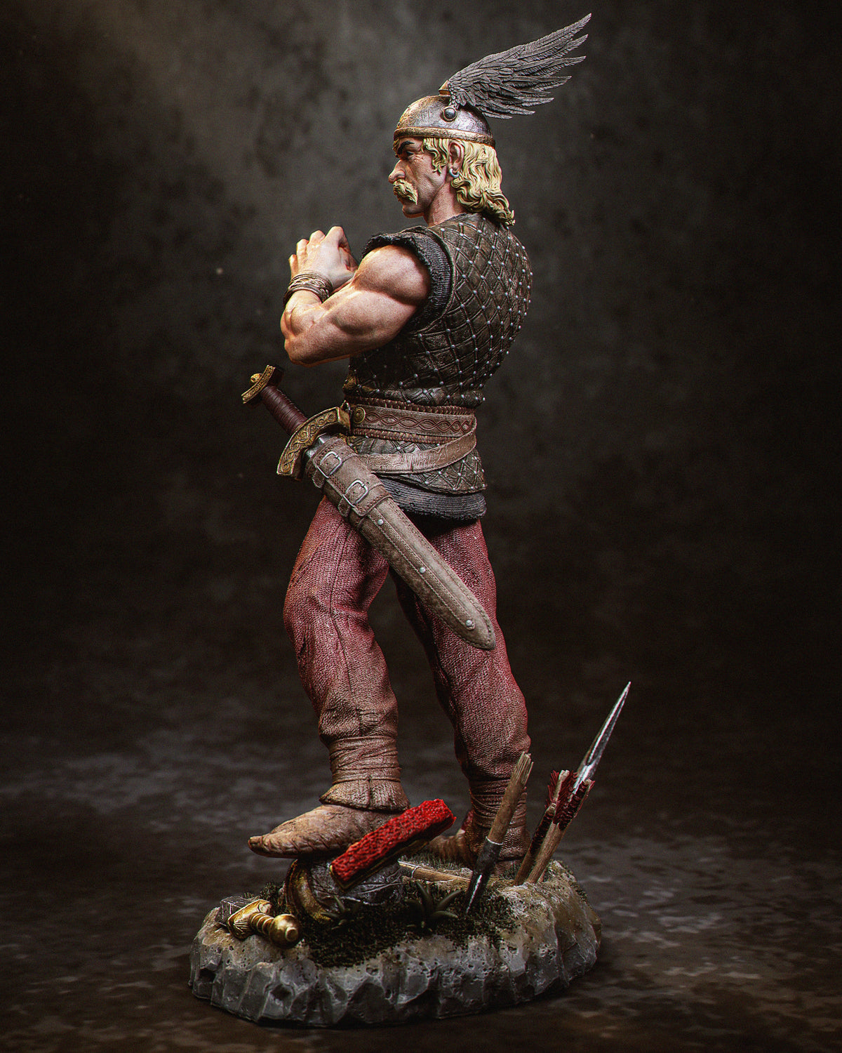 Asterix resin figure