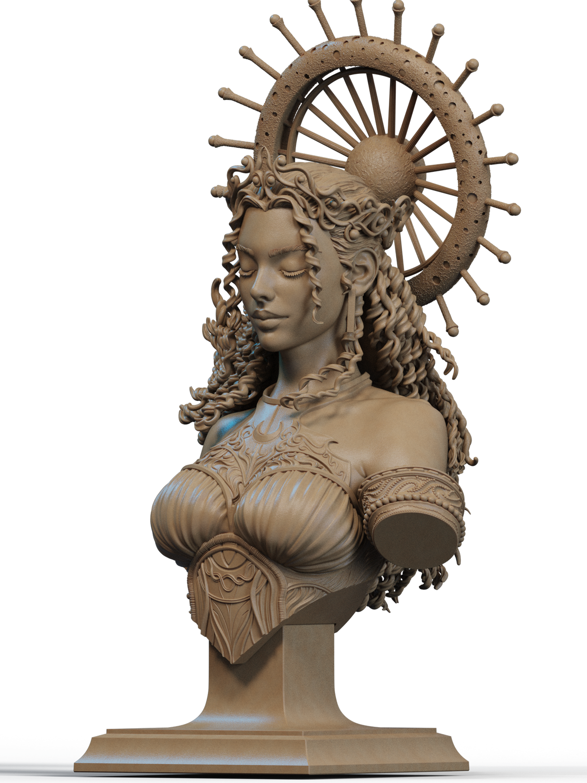 Atom Eve Bust resin figure