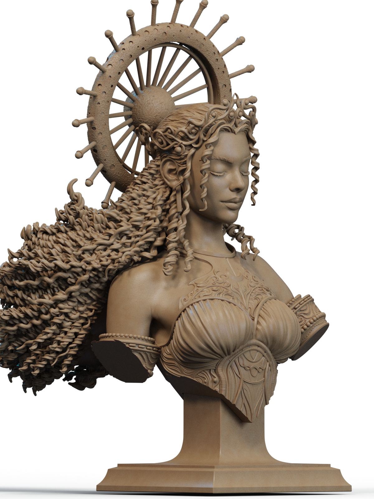 Atom Eve Bust resin figure