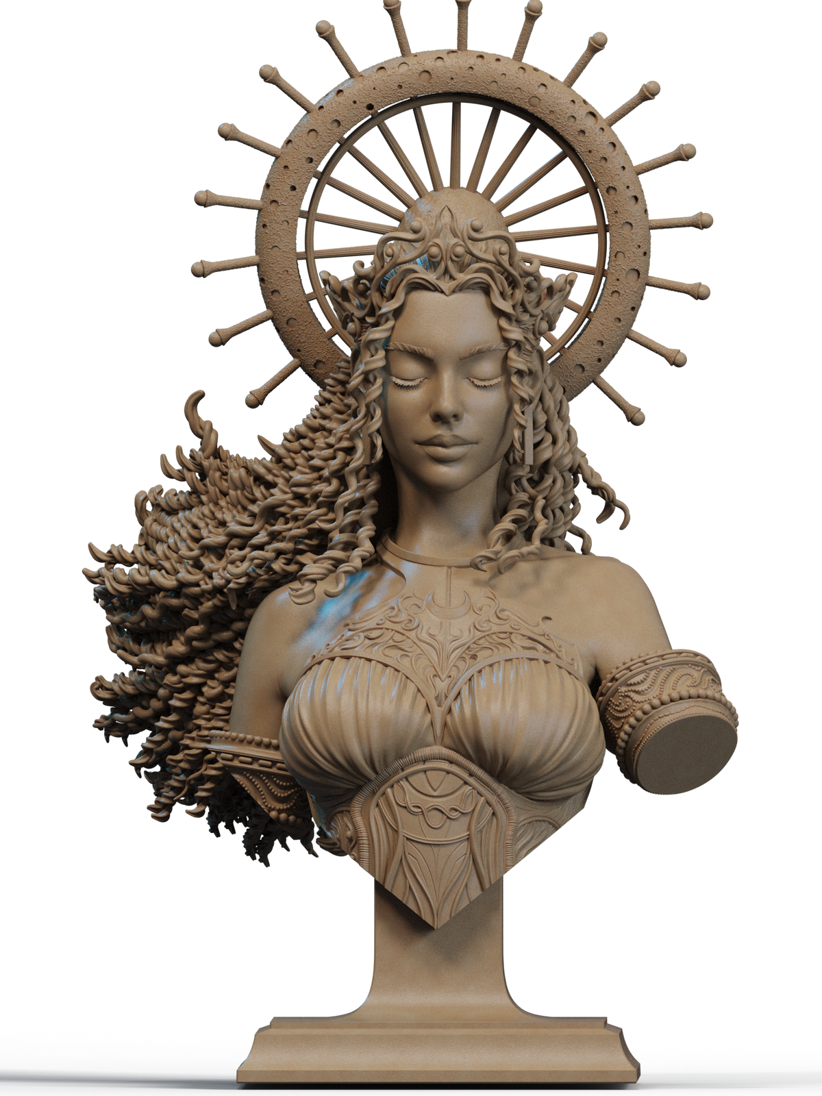Atom Eve Bust resin figure