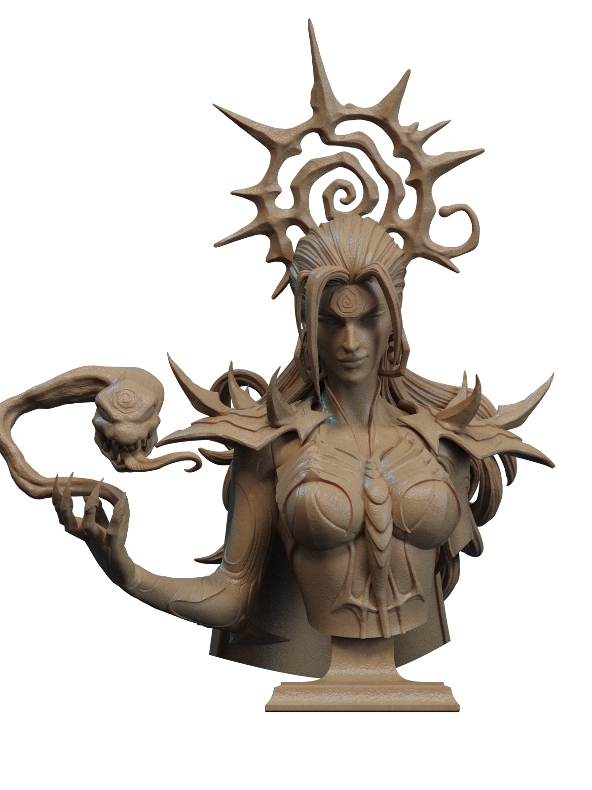 Azashara The Drowned Princess Fish Base resin figure