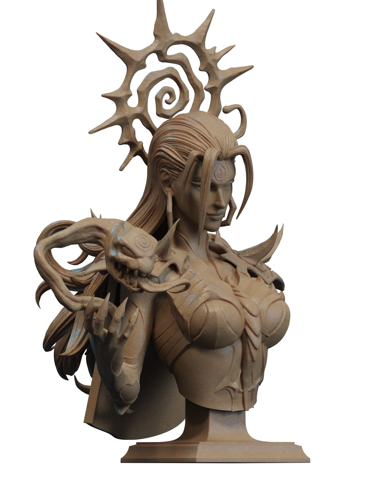 Azashara The Drowned Princess Fish Base resin figure