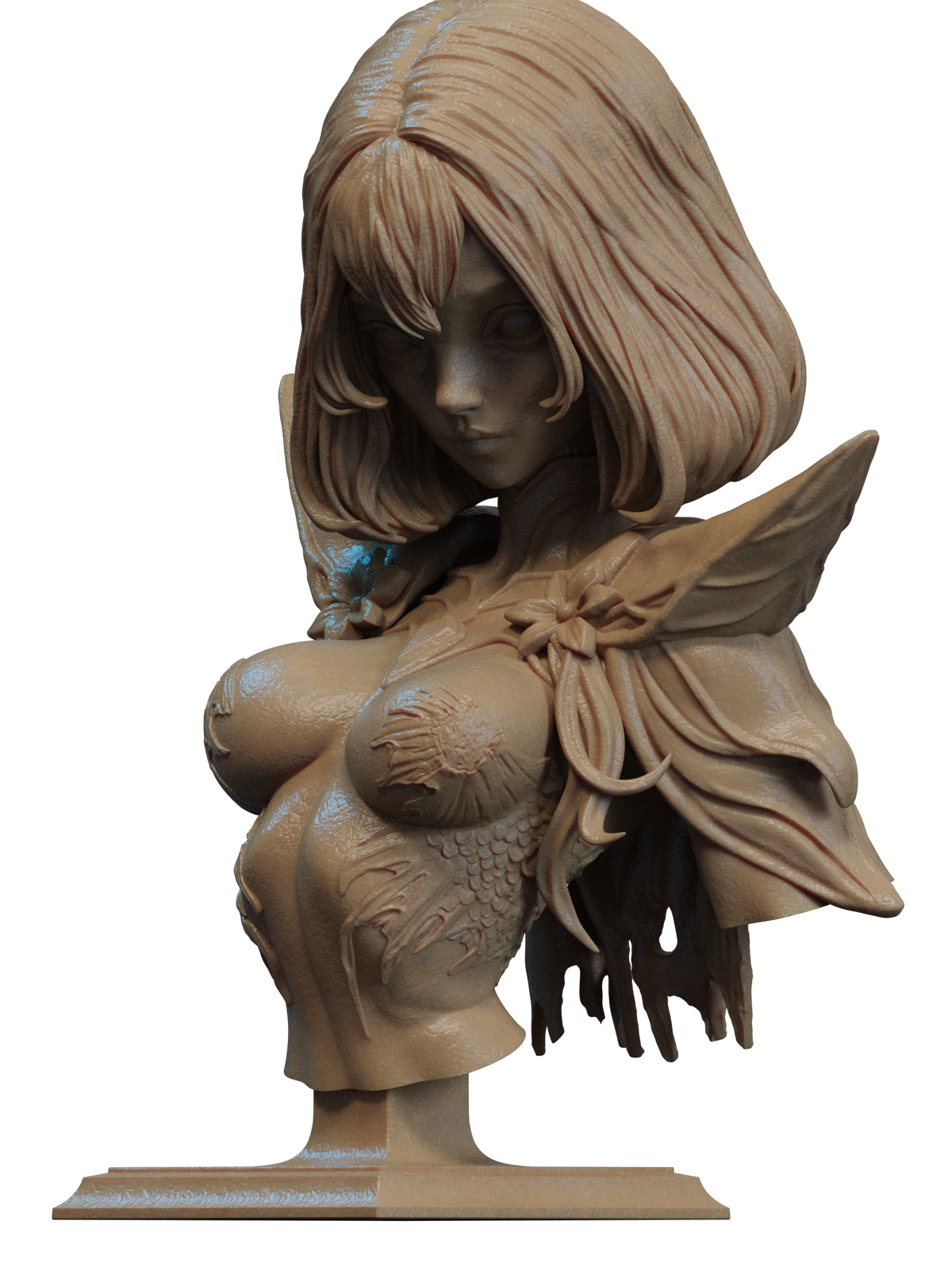 Azashara The Drowned Princess Fish Base resin figure