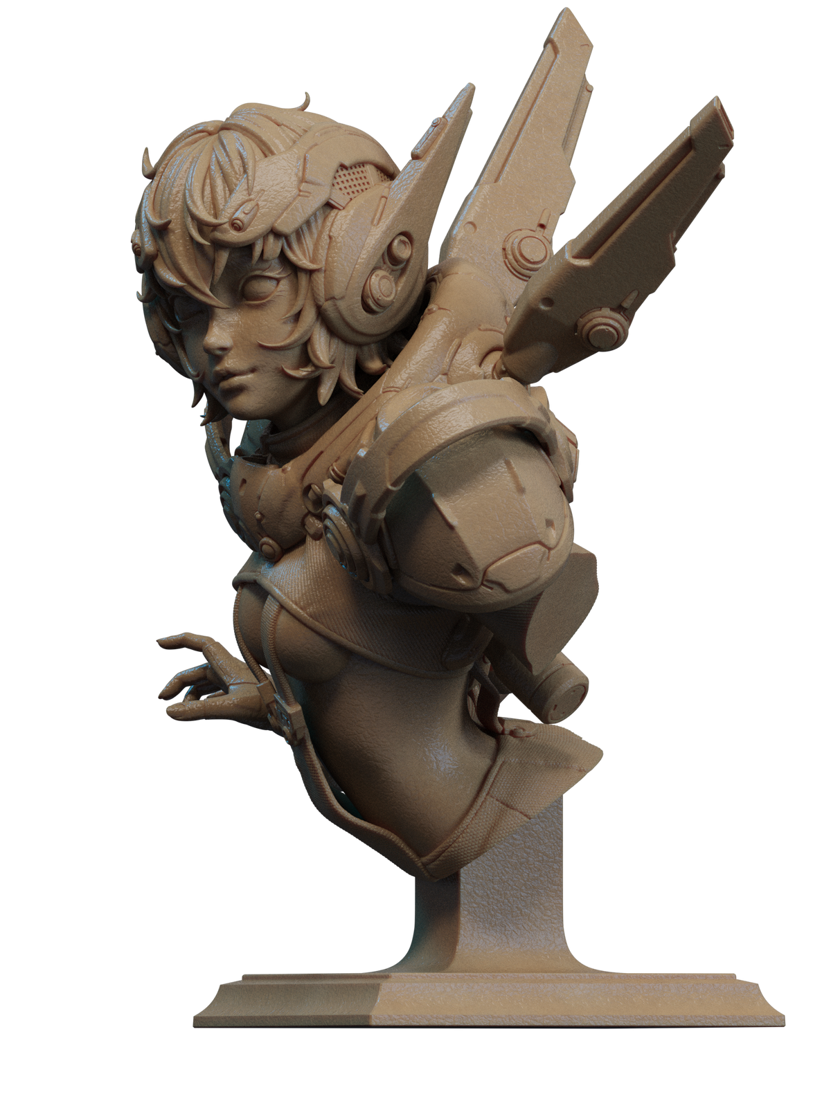 Azashara The Drowned Princess Coral Base resin figure