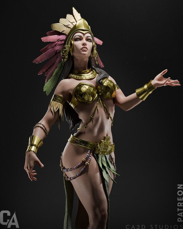 Aztec Goddess Legs Version 1 resin figure