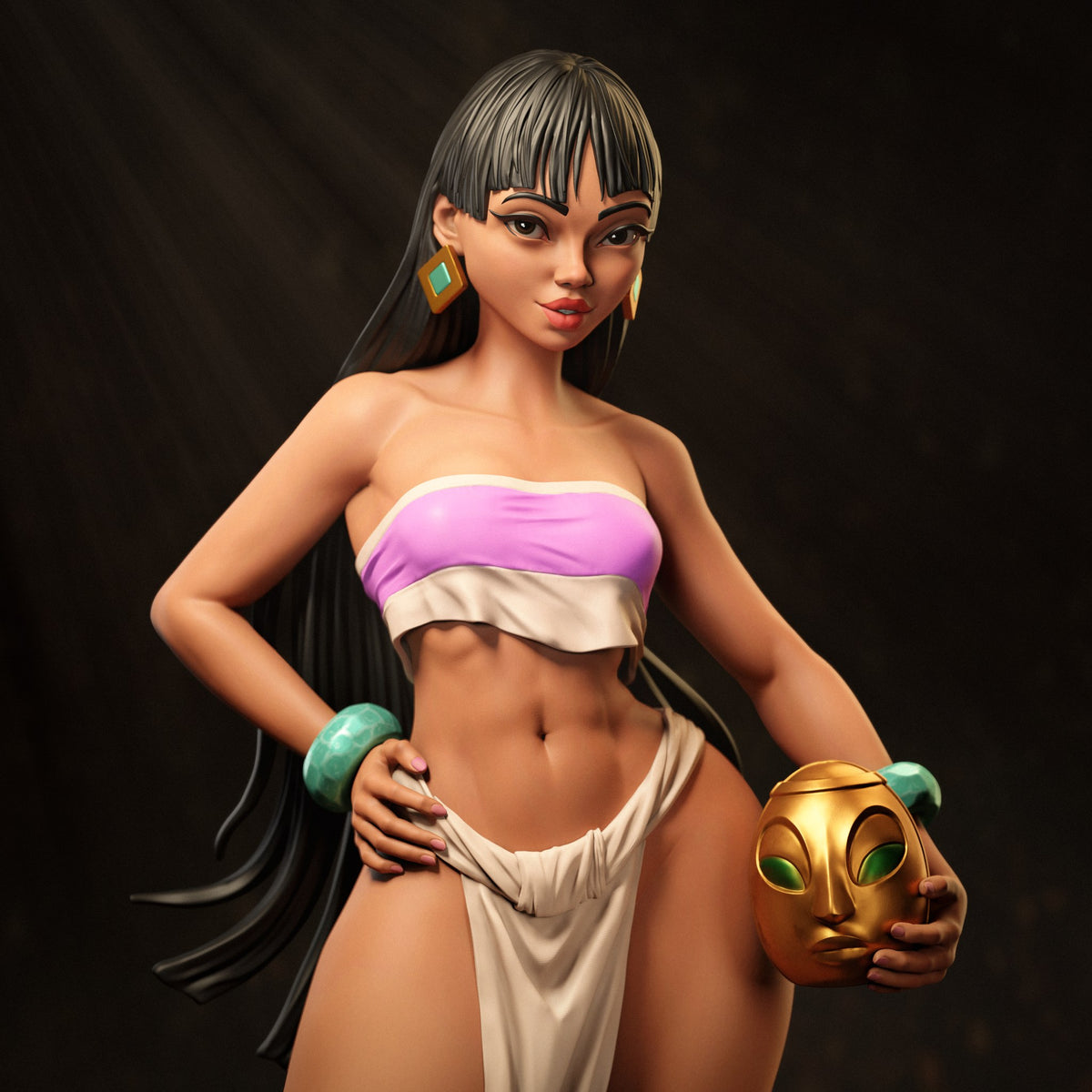 Chel resin figure