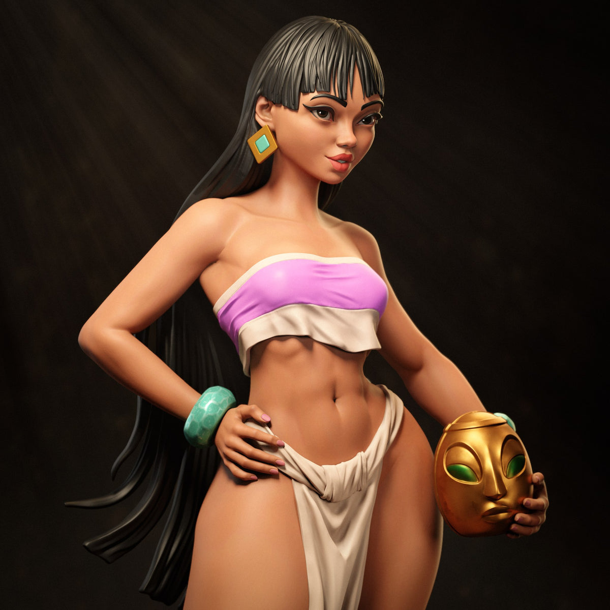Chel resin figure