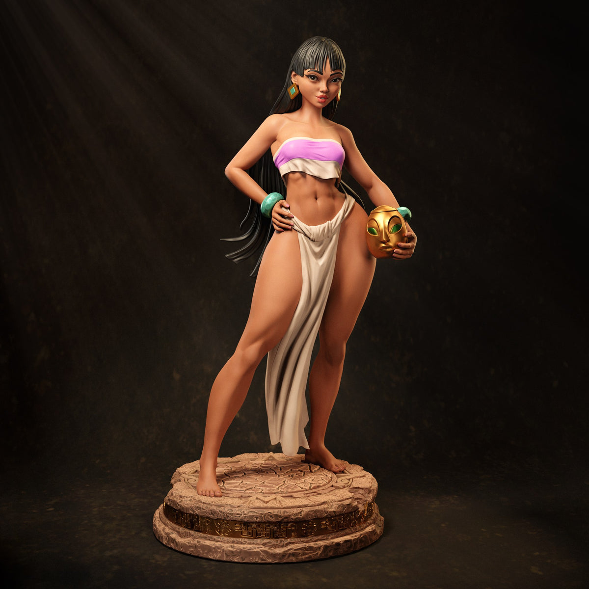 Chel resin figure