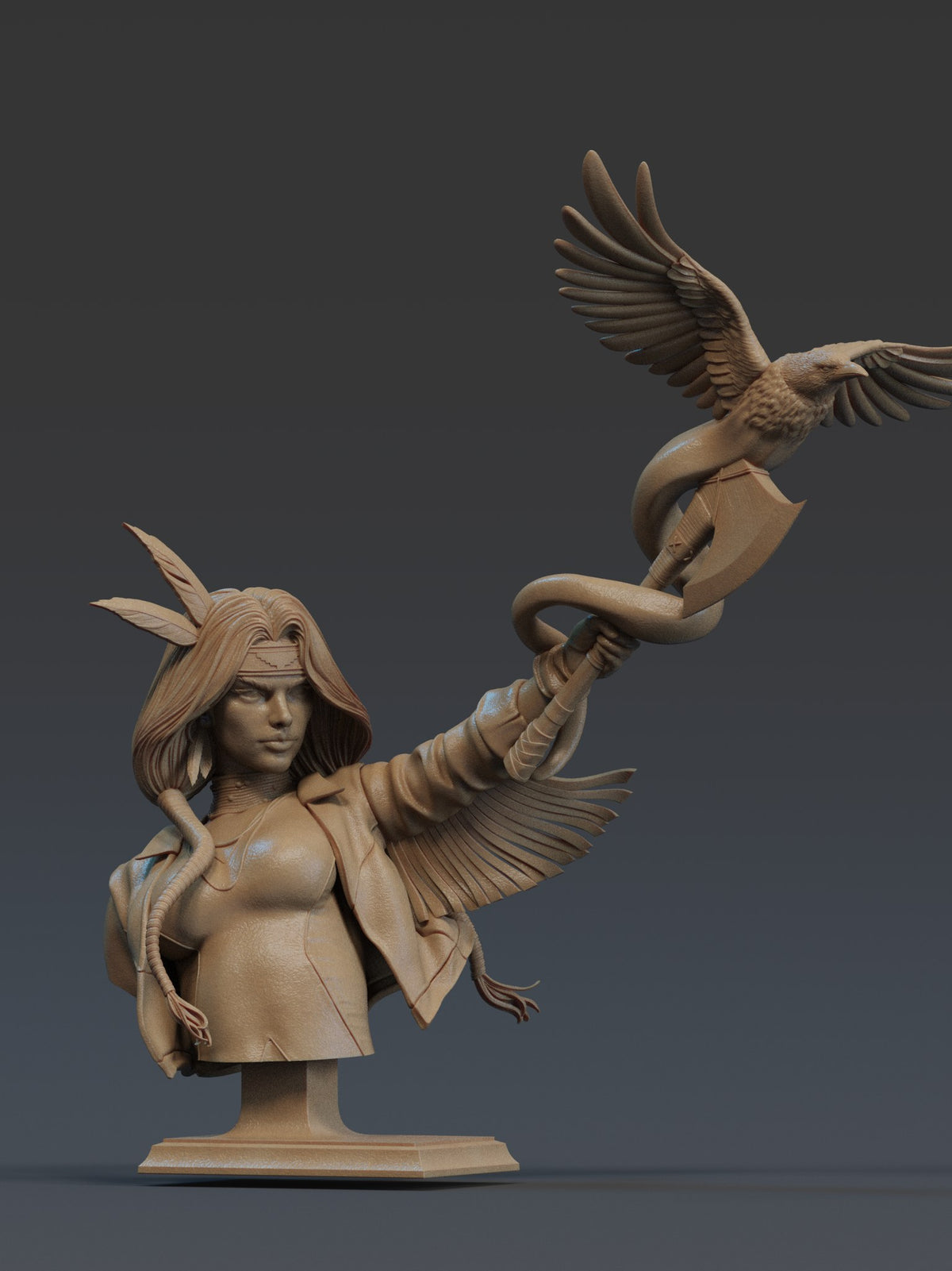 Dani Moonstar Mirage resin figure