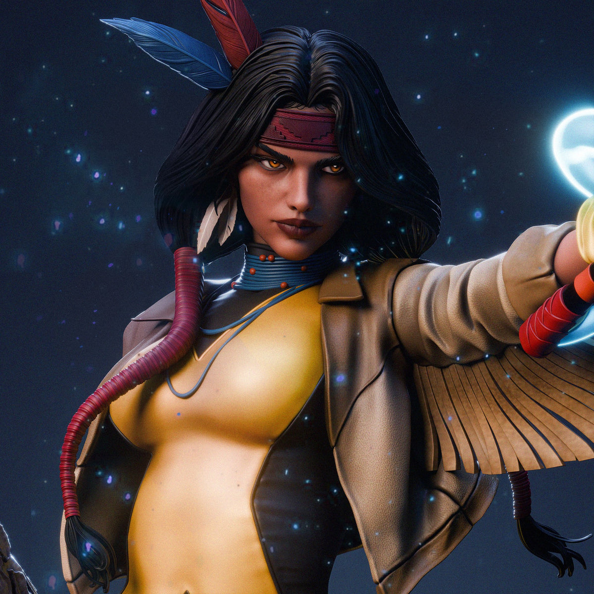 Dani Moonstar Mirage resin figure