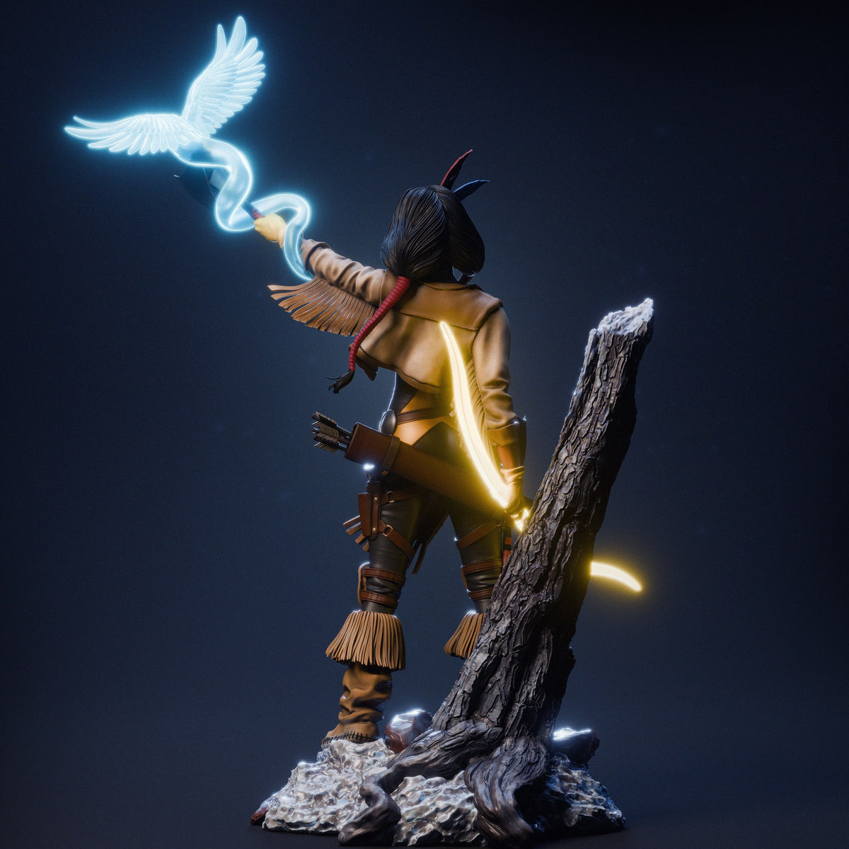 Dani Moonstar Mirage resin figure