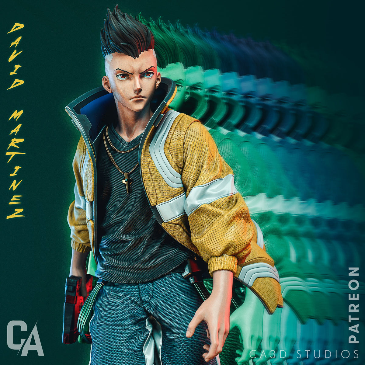 David Martinez resin figure