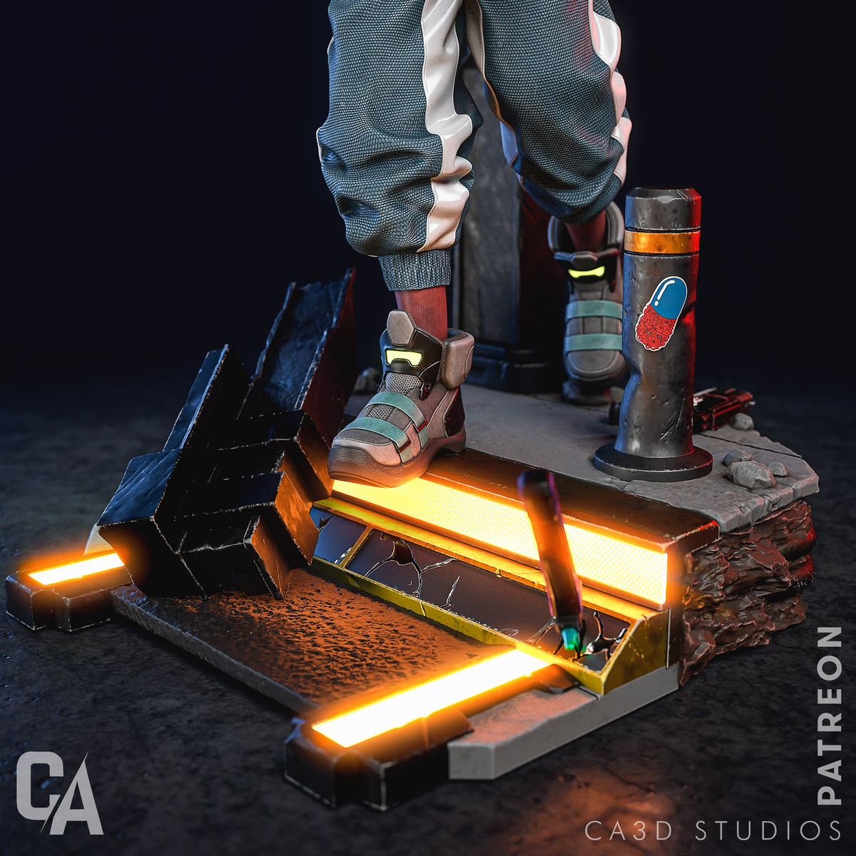 David Martinez resin figure