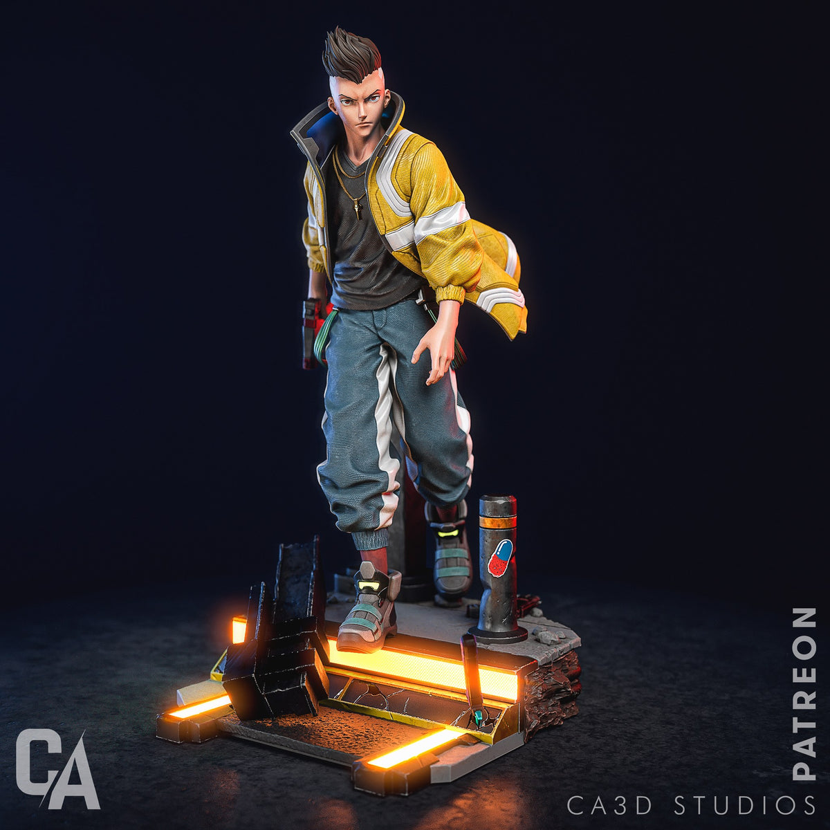 David Martinez resin figure