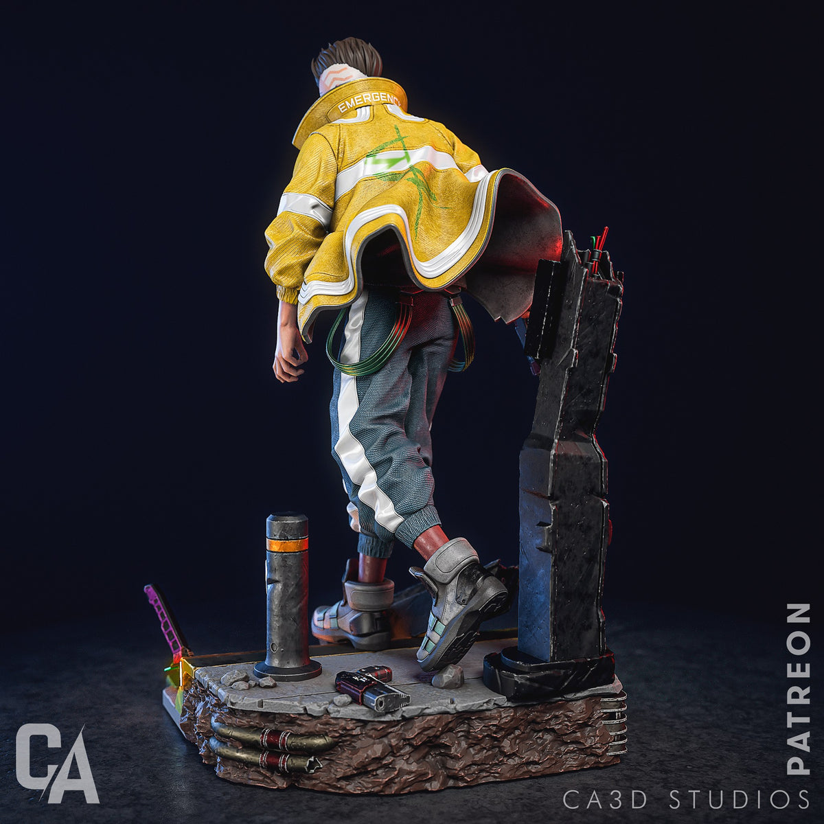 David Martinez resin figure