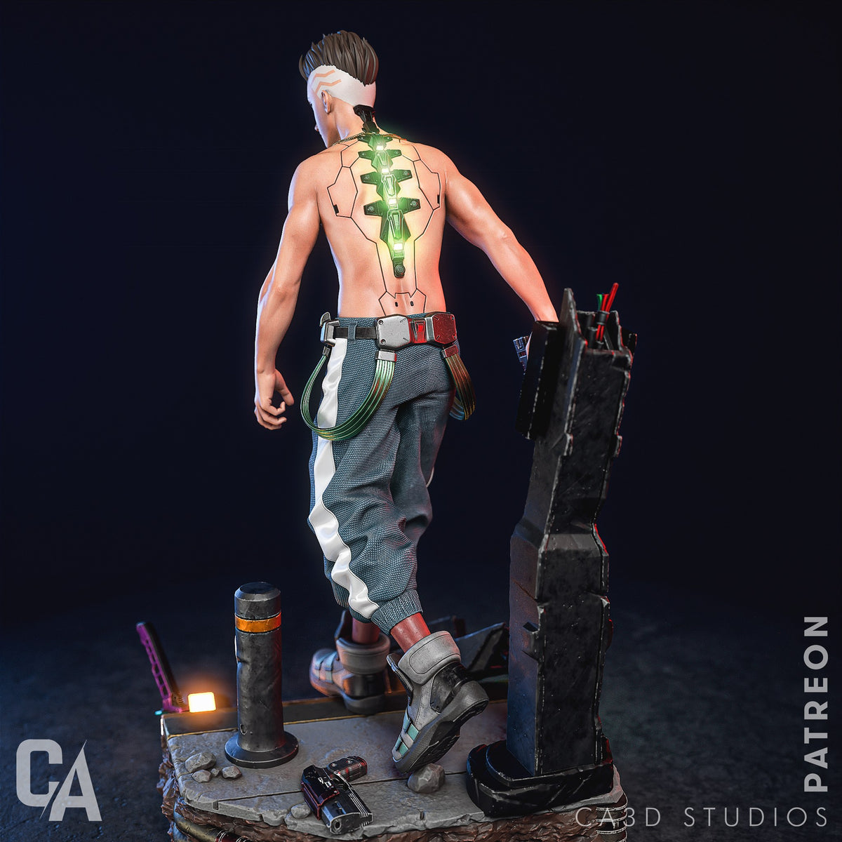 David Martinez resin figure
