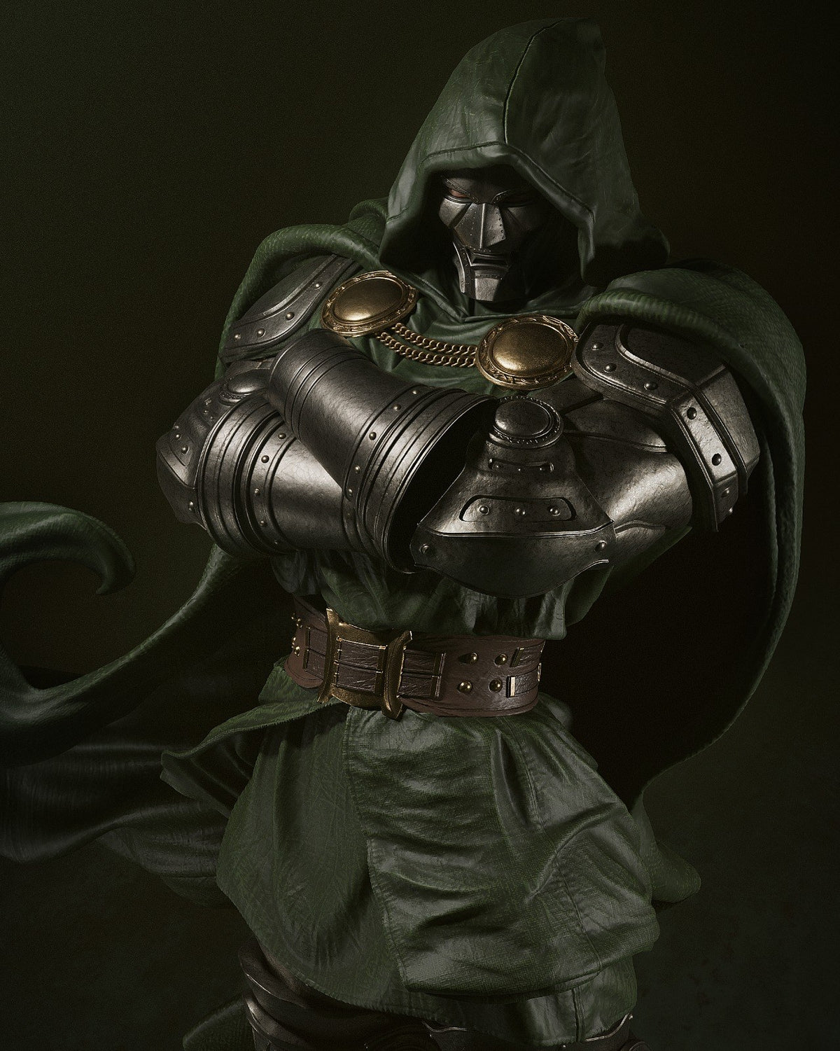Dr Doom resin figure