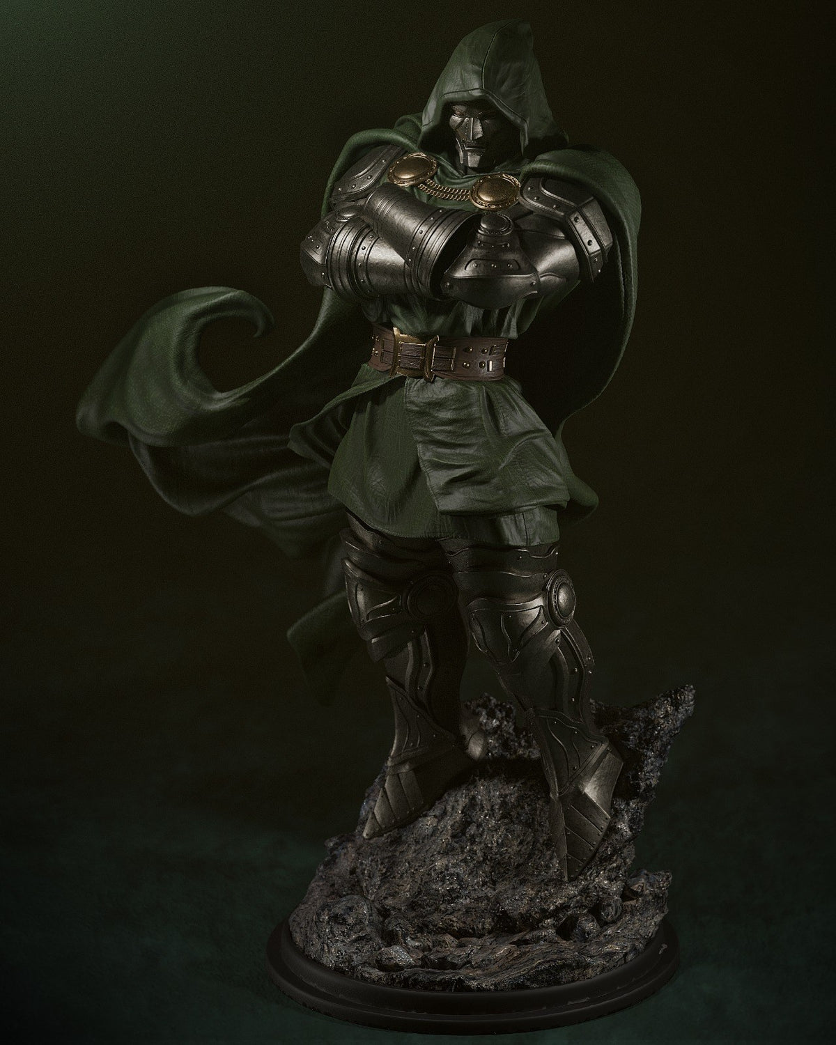 Dr Doom resin figure