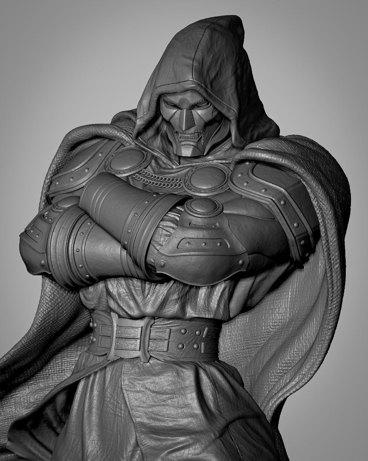 Dr Doom resin figure