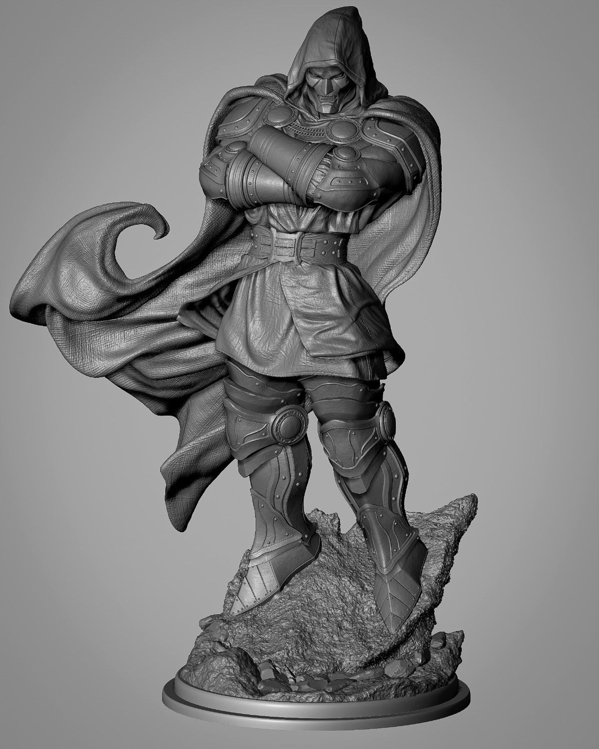 Dr Doom resin figure