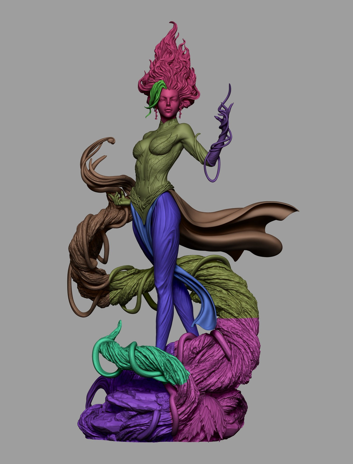 Gaia resin figure