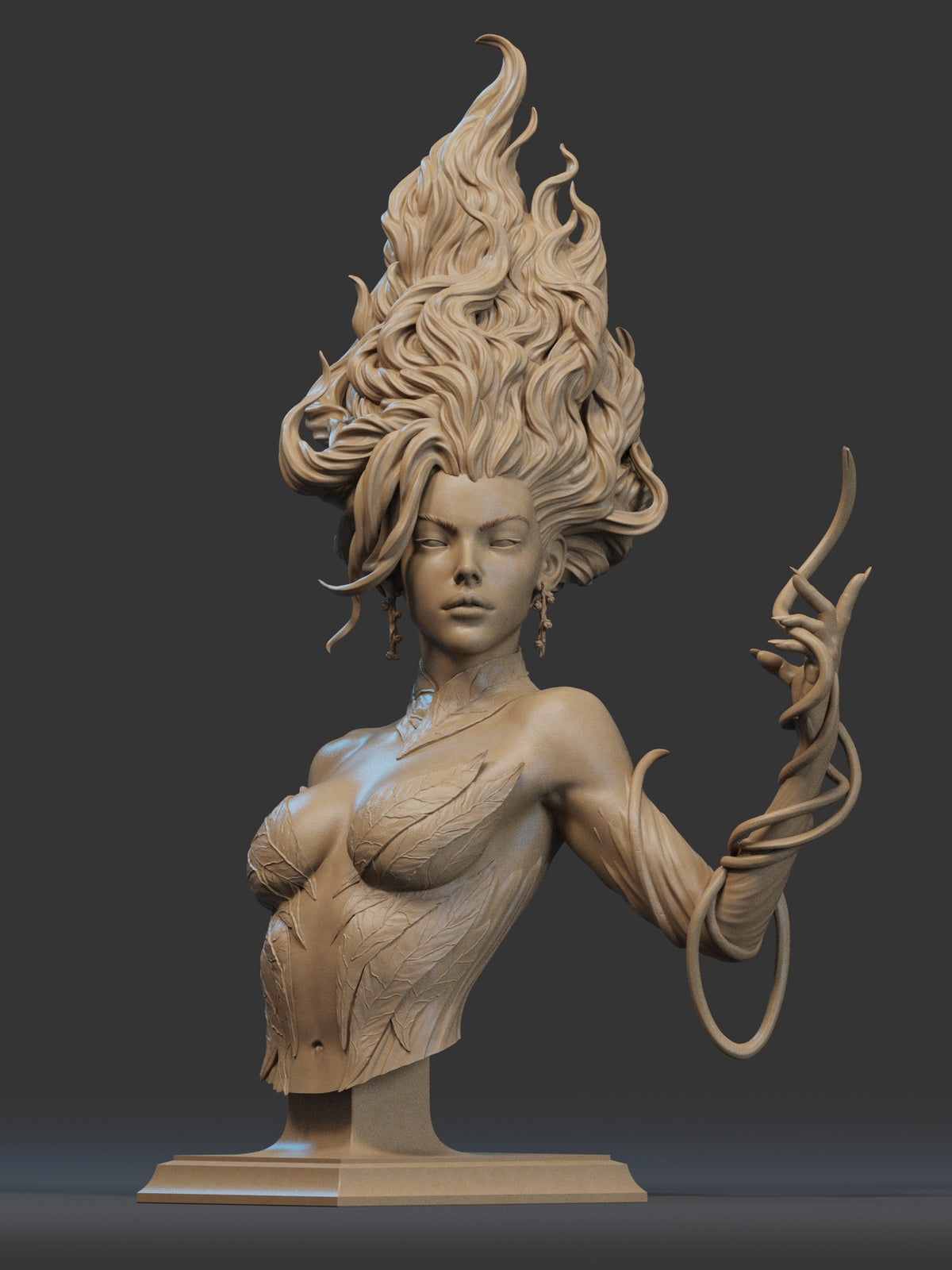 Gaia resin figure