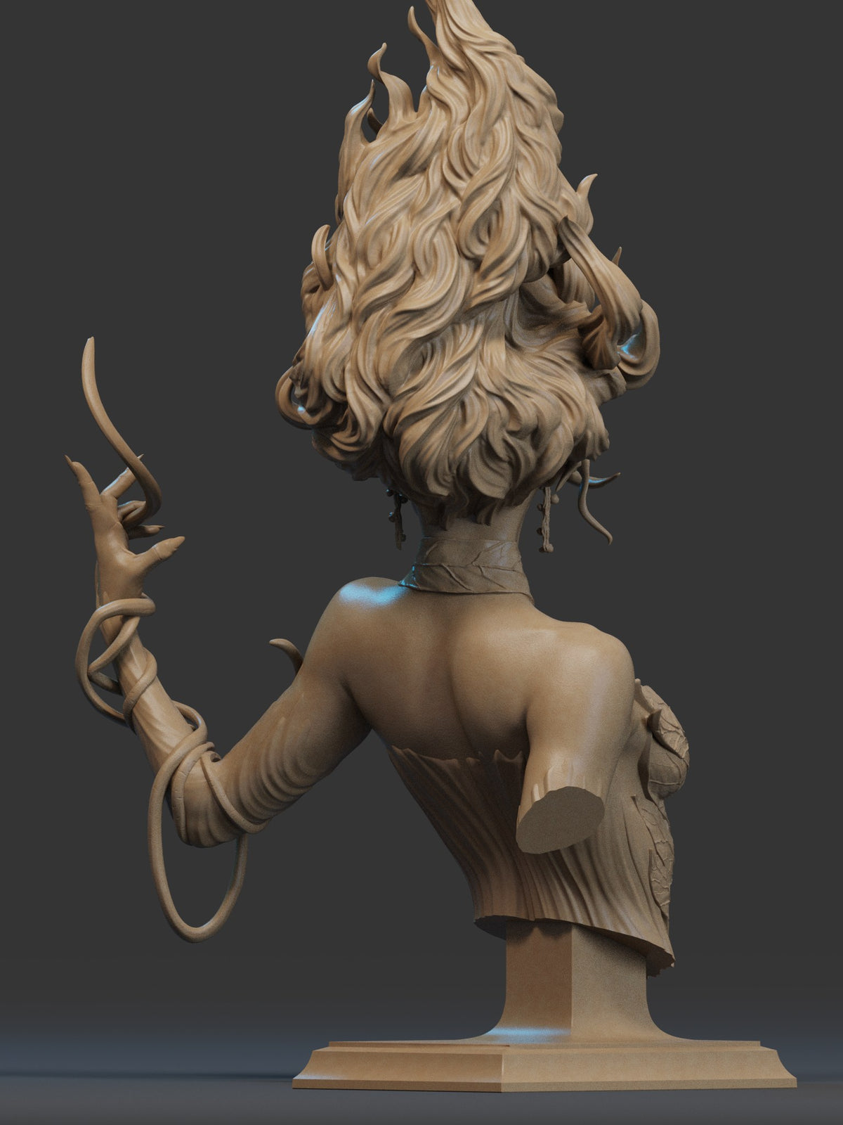 Gaia resin figure
