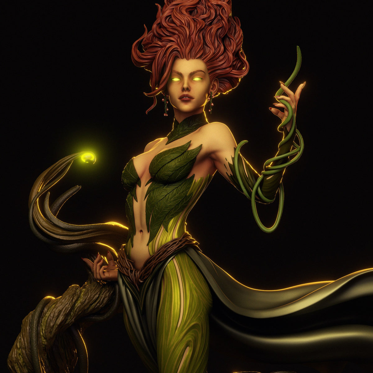 Gaia resin figure
