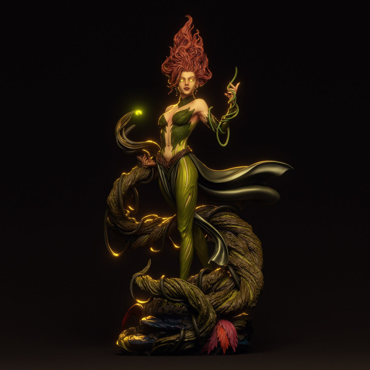 Gaia resin figure