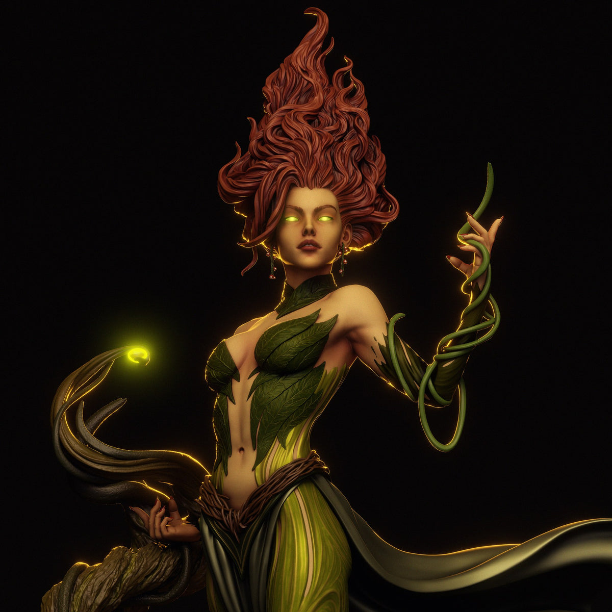 Gaia resin figure