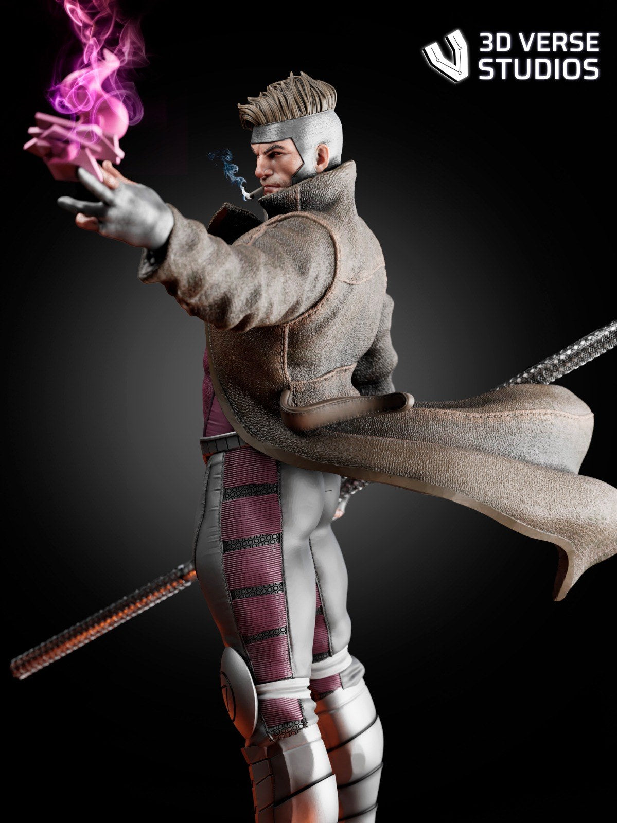 Gambit resin figure