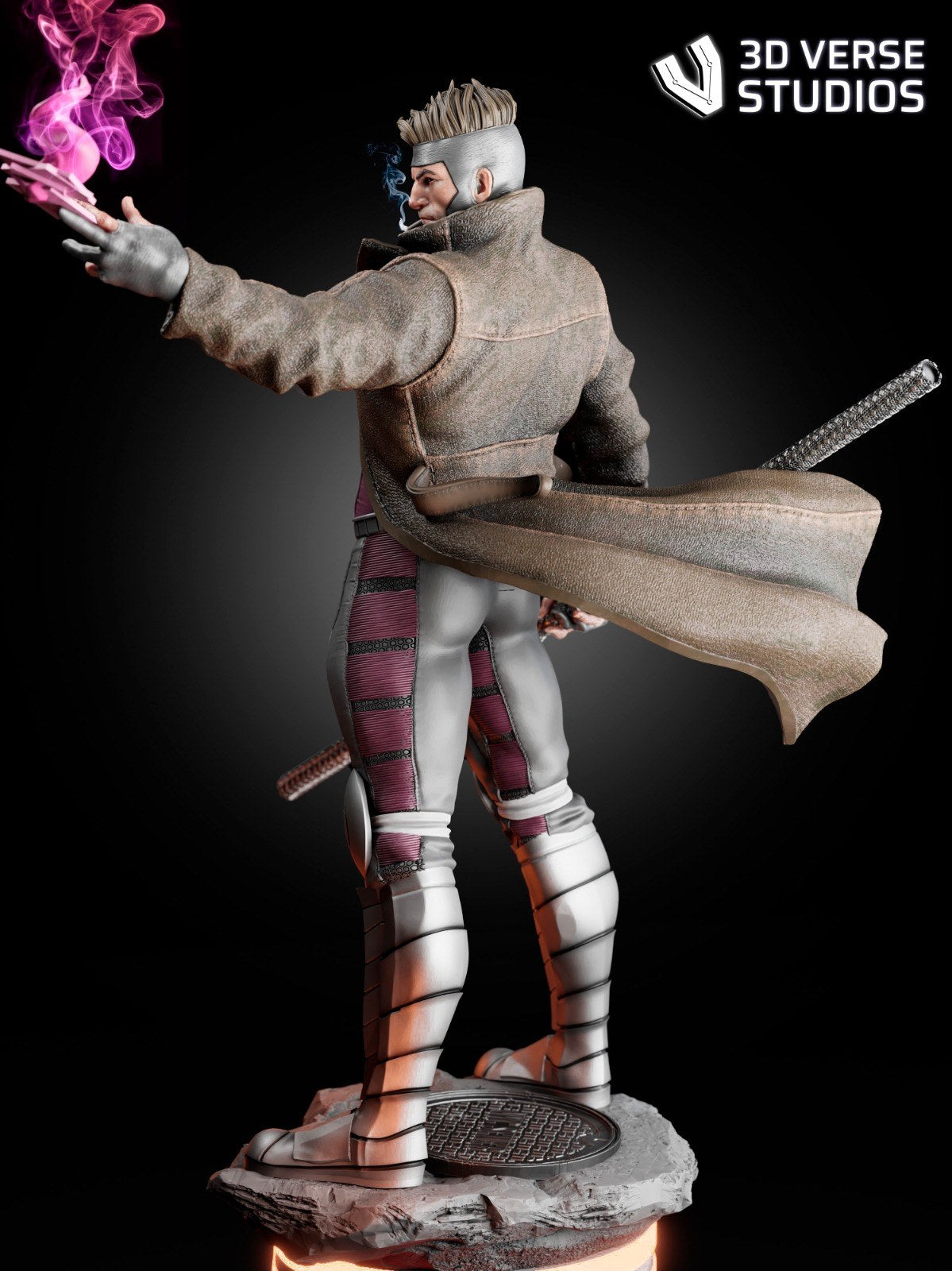 Gambit resin figure