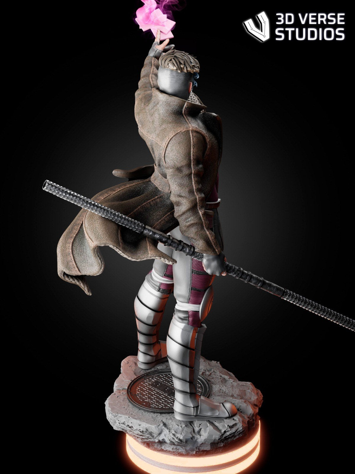 Gambit resin figure