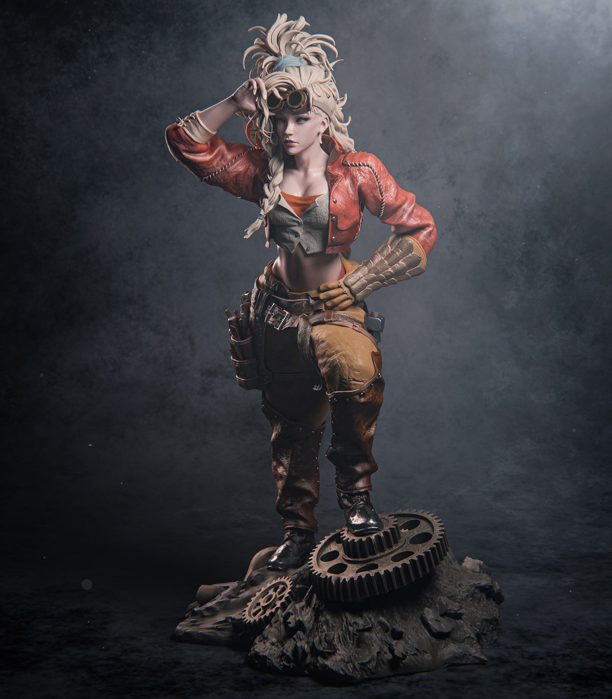 Gemma resin figure