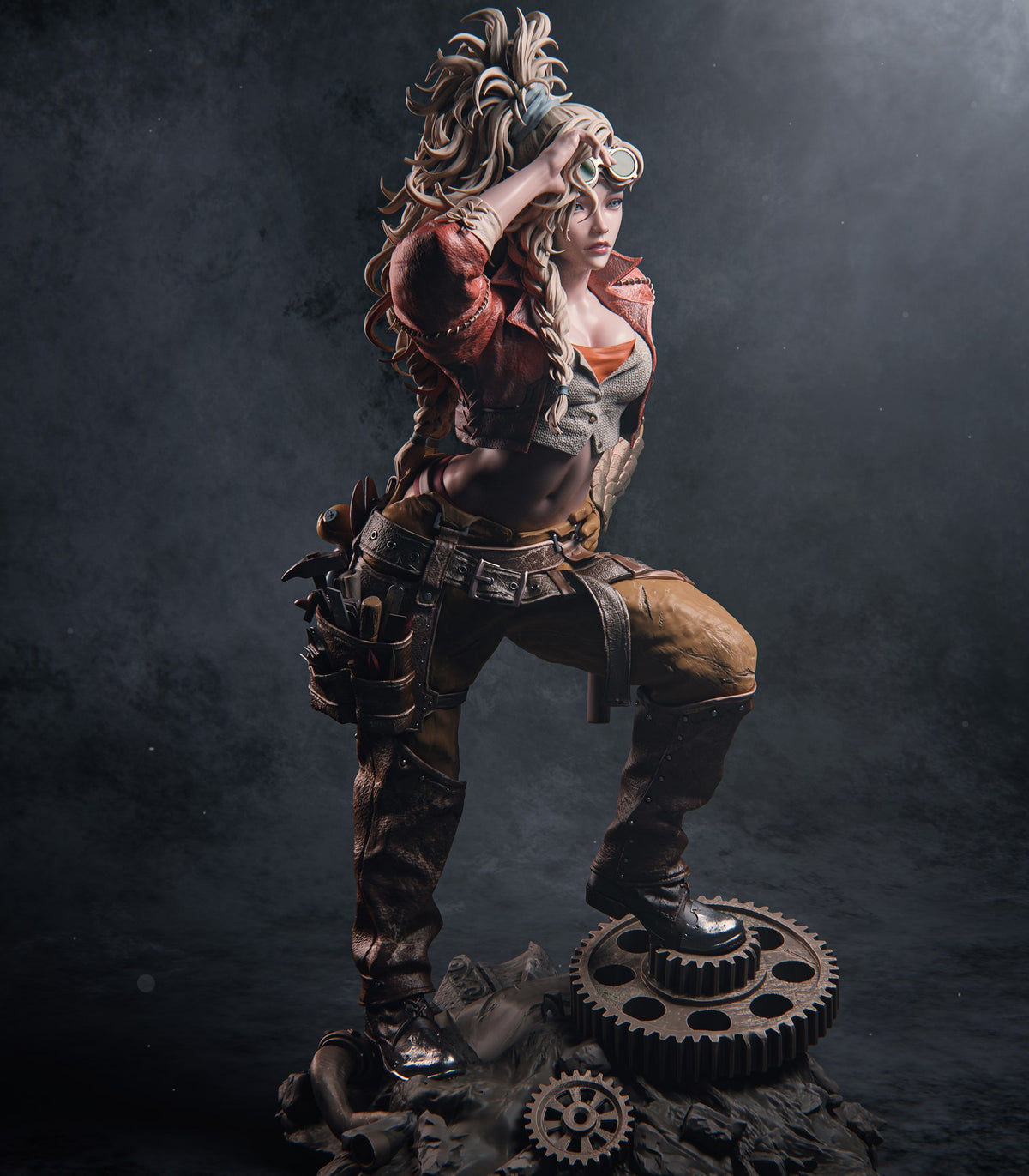 Gemma resin figure