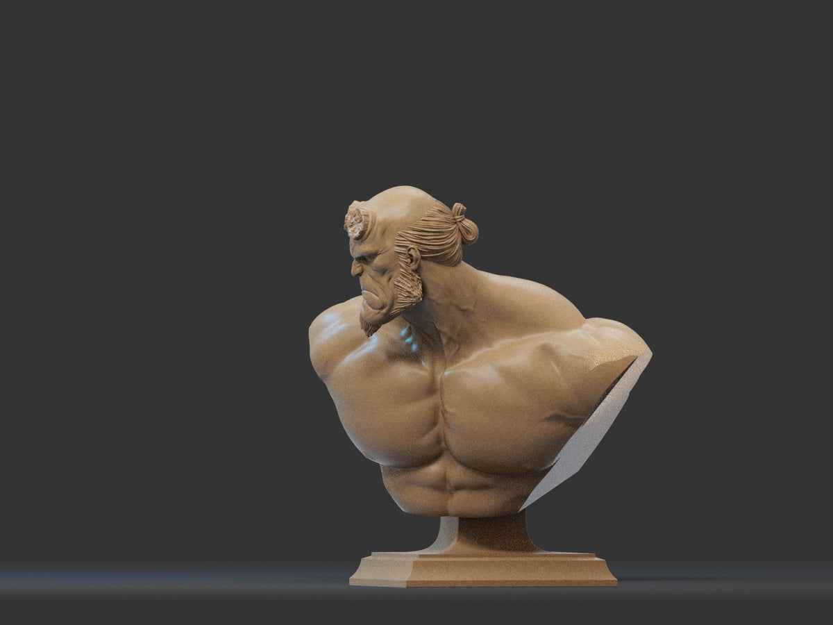 Hellboy resin figure